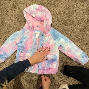 Cat and Jack 4T super cute target jacket snap up girl